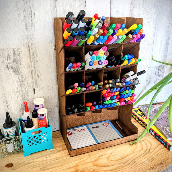 Modular Everyday Pen Organizer – Glowforge Shop